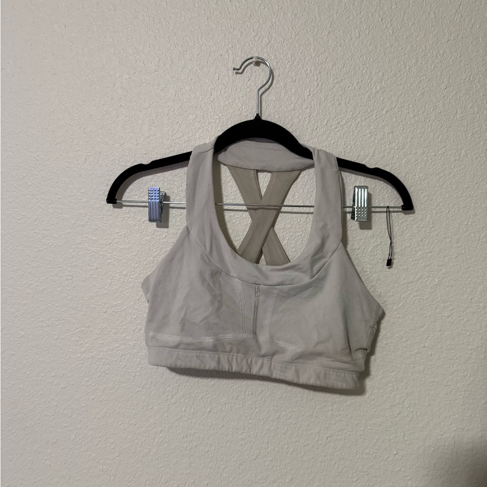 Athleta Light Gray Sports Bra